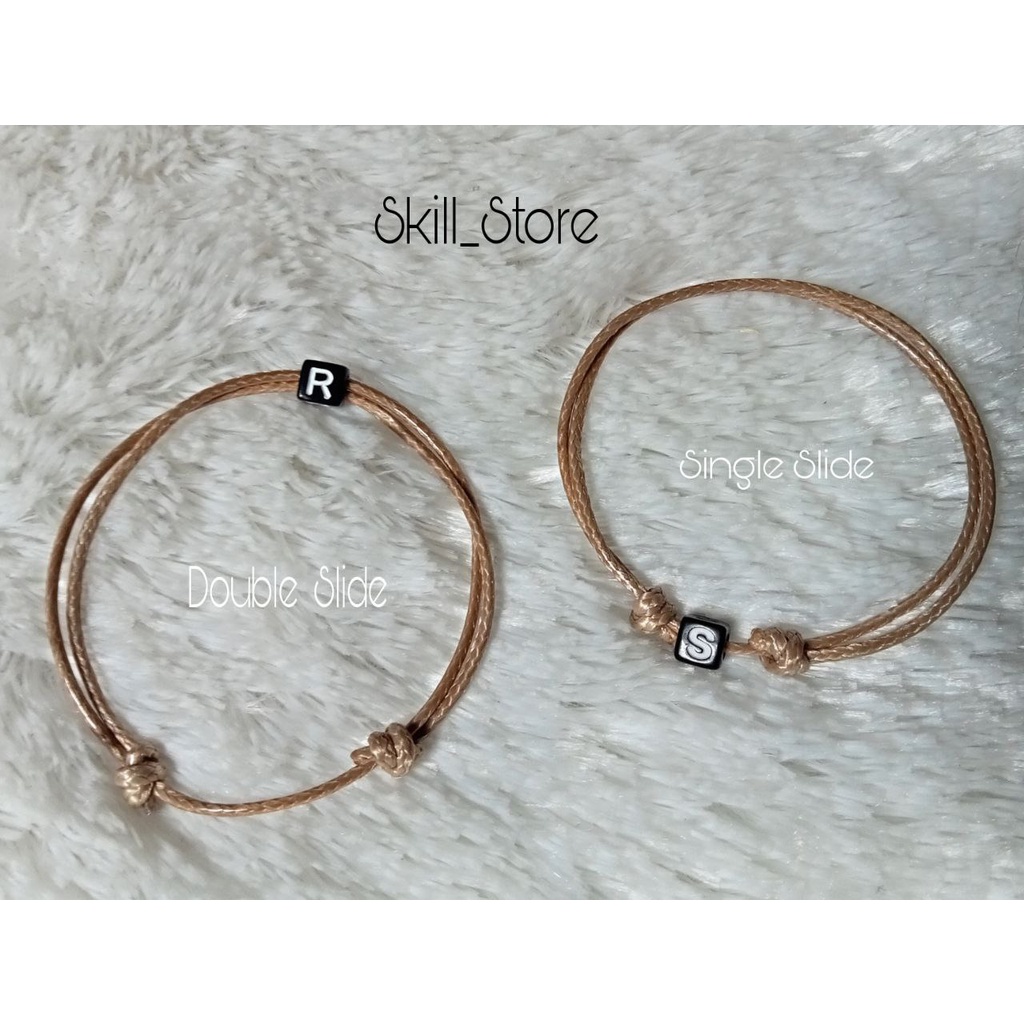 GELANG INISIAL KOREA VARIASI WARNA