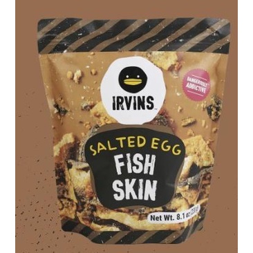 

Irvin BIG Salted Egg Fish Skin - 230 Gr