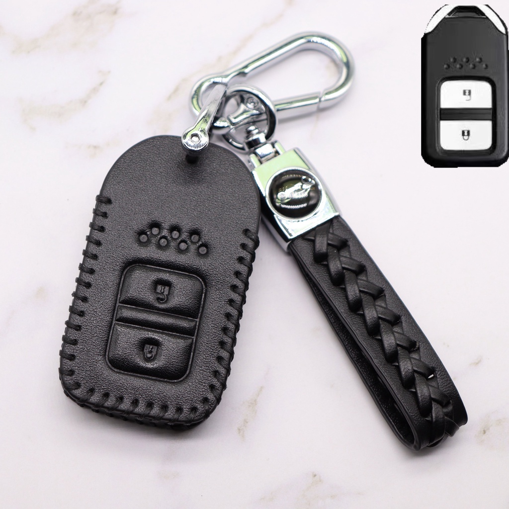 Case Kunci Mobil Bahan Kulit Untuk Honda City HRV BRV JAZZ CRV ACCORD CIVIC