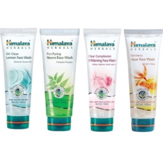 ✦SINAR✦Himalaya Herbals Face Wash 50gr - 100gr - 150gr Moisturizing Aloe Vera | Daily Gentle Exfoliating |  Complex Whitening