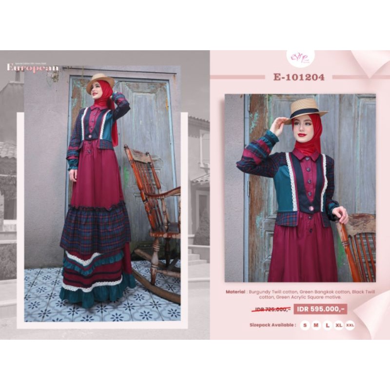 gamis E-101204 by esme fashion