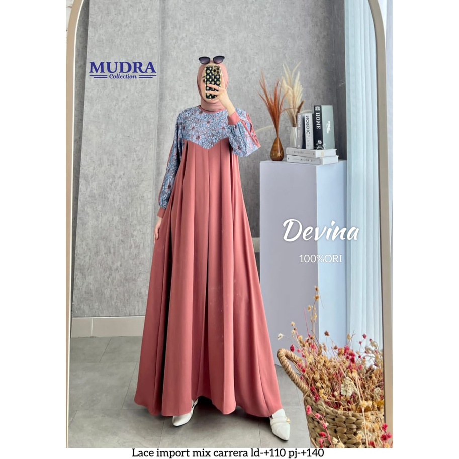 DEVINA GAMIS PESTA ORI BY MUDRA HIJAB