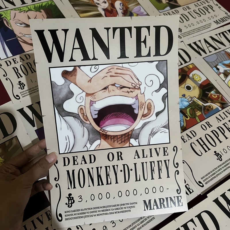 Poster One Piece Bounty Kru Mugiwara Terbaru
