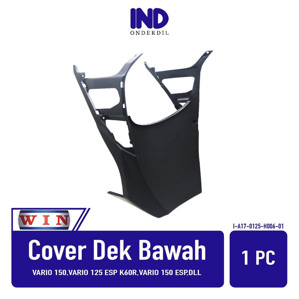 Cover-Penutup-Tutup-Tameng Body Depan Front Lower-Bawah Dek Paru Lumpur Merk Win Vario New eSP LED 125-150 K60R-K59J 2018-2019-2020-2021