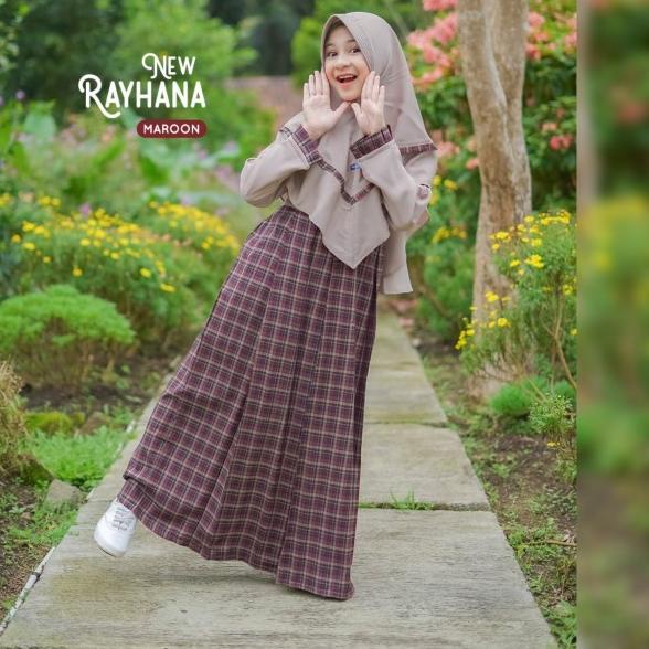 Gamis anak perempuan / baju muslim anak fashion muslim anak perempuan - MINT, S
