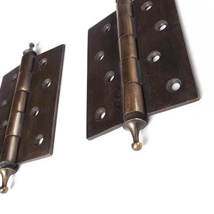 4" Solid Brass Door Hinges / Engsel Pintu Kuningan Asli - HHN1604