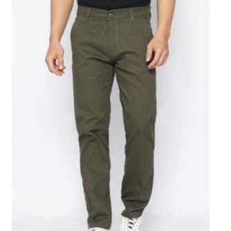 Bnefit -  Celana Chino Erland Pant Nyaman Simpel Army, Black, Khaky