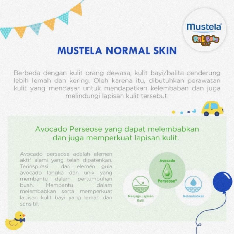 Mustela Bebe Gentle Cleansing Gel 750 ml Hair &amp; Body - Sabun Mandi Bayi