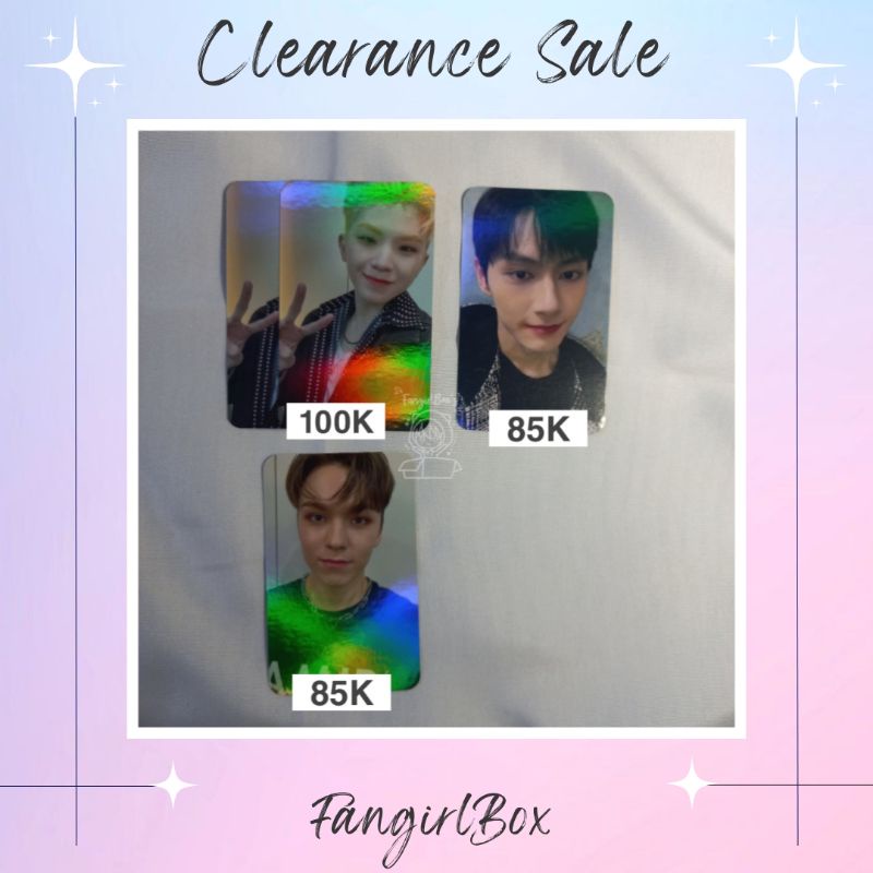 CLEARANCE SALE READYSTOCK SEVENTEEN PHOTOCARD POB BENEFIT BENE ATTACCA RICHINING MINGYU HOSHI JOSHUA