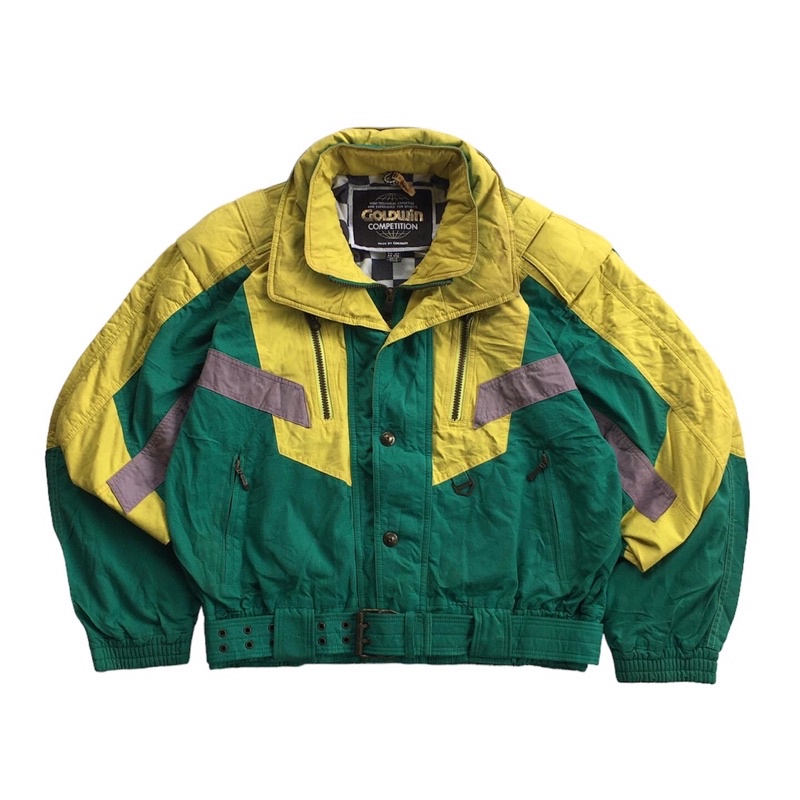 vintage Goldwin Colorblock Ski Snowboard Jaket Second