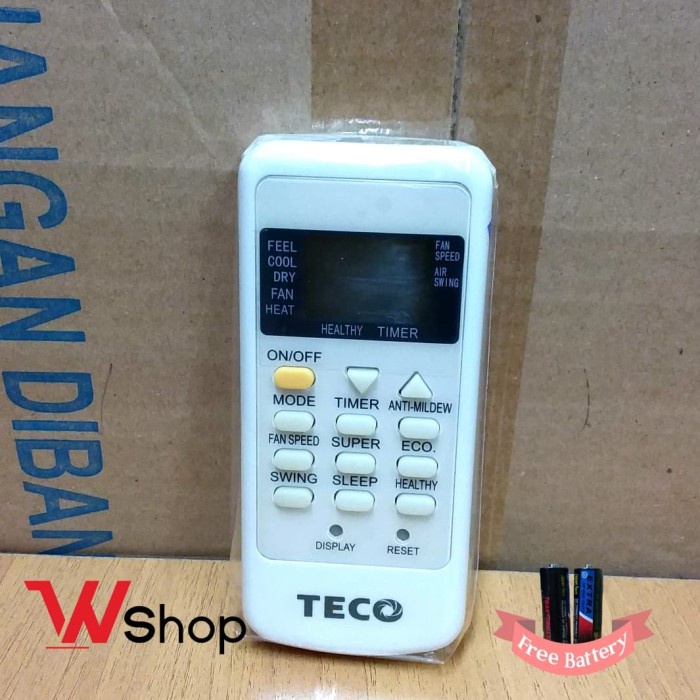 Jual REMOTE/REMOT AC TECO , UCHIDA ORIGINAL Air Conditioner Shopee Indonesia