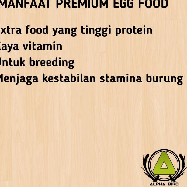 Egg Food Premium Kenari CEDE PREMIUM