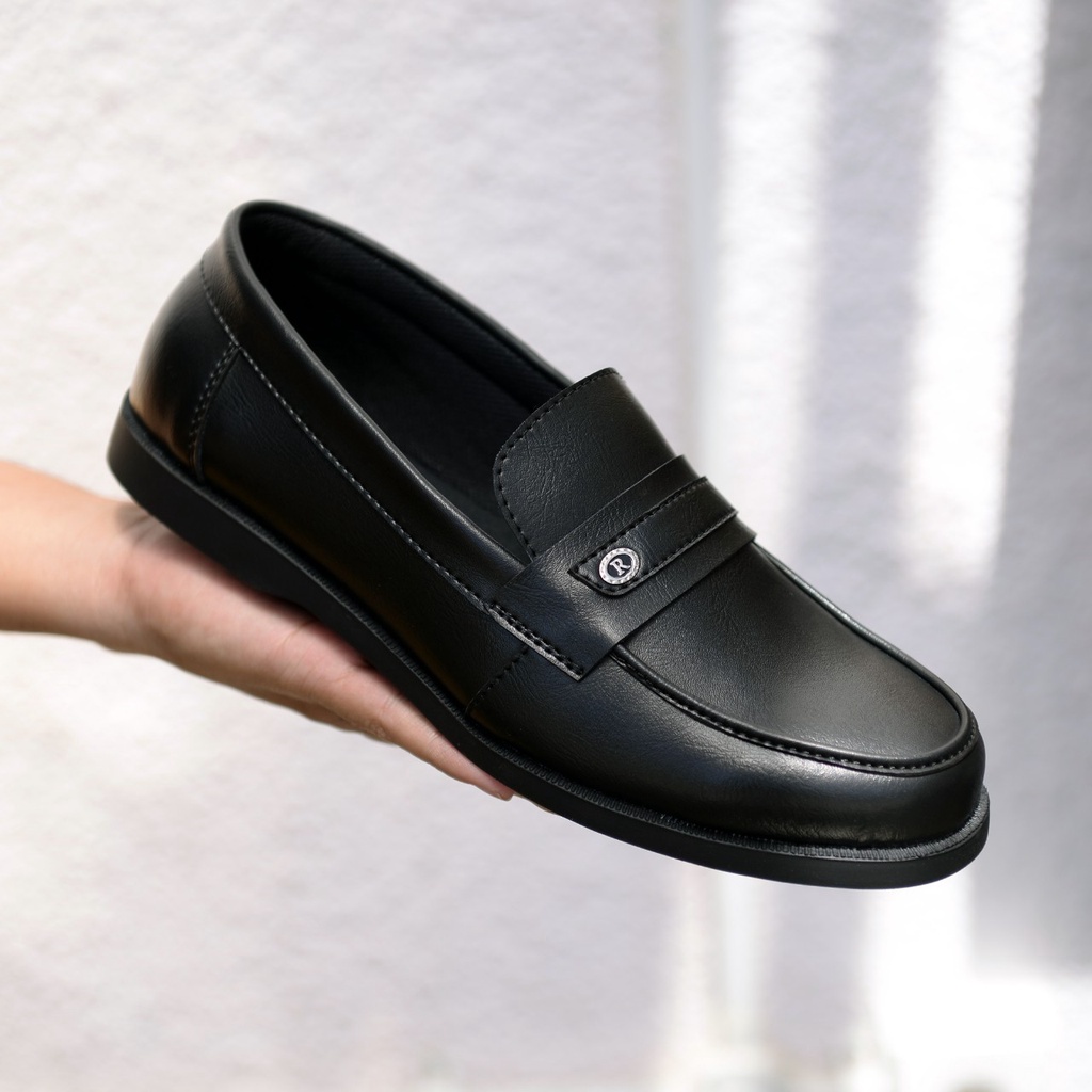 COD - Sepatu Pansus || Sepatu Slip On Pria RIONZ DRT Sepatu Santai Kulit Syntetic Original Made