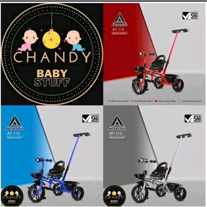 SEPEDA ANAK RODA TIGA AVIATOR AT 115