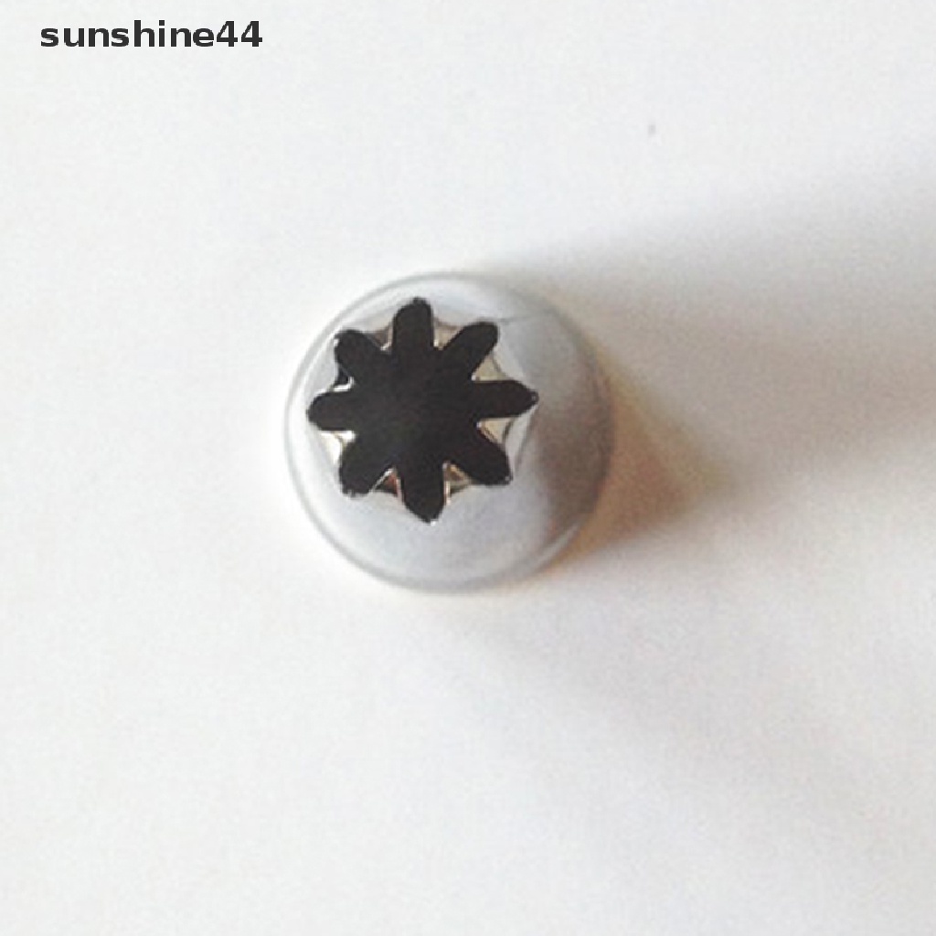 Sunshine Spuit Piping Icing Bahan Stainless Steel Untuk Dekorasi Kue 1822