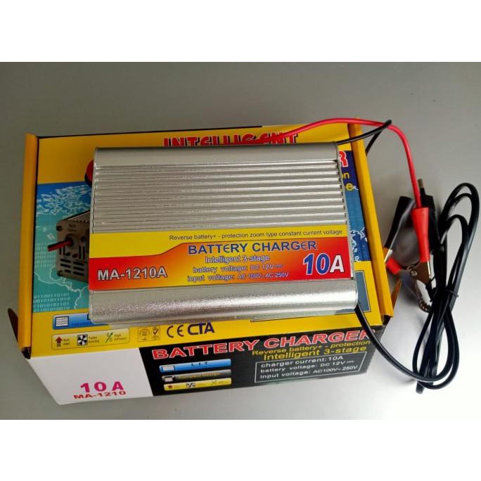 Charger aki/accu 12v 10a otomatis usat,charger aki 12v 10a