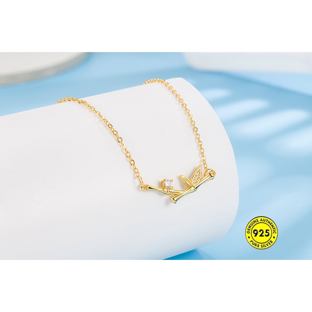 Kalung Bambu 18K Untuk Wanita U1392