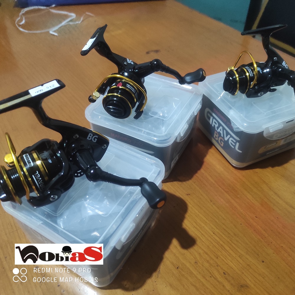 Reel Pancing Mini Reel Maguro Gravel BG 300. 500. 800