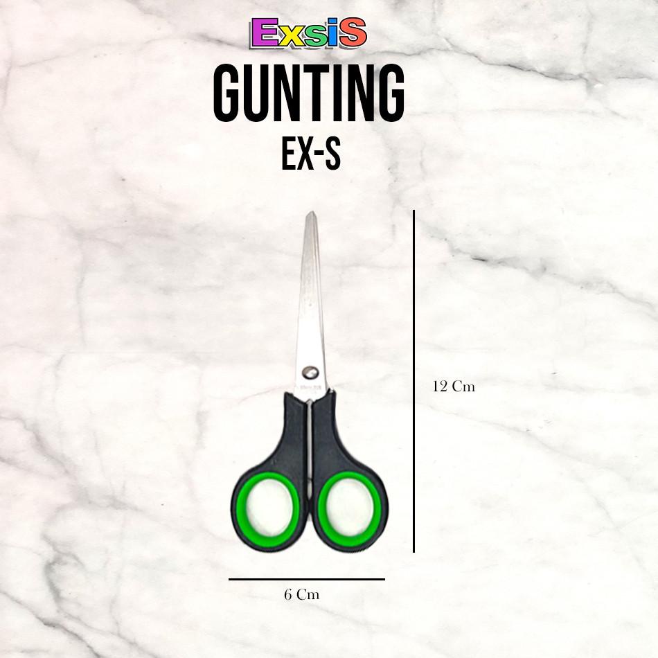 

コ 12pcs Gunting / 1 renteng Gunting HITAM / Gunting EX-S EX-M EX-L Exsis ㅘ