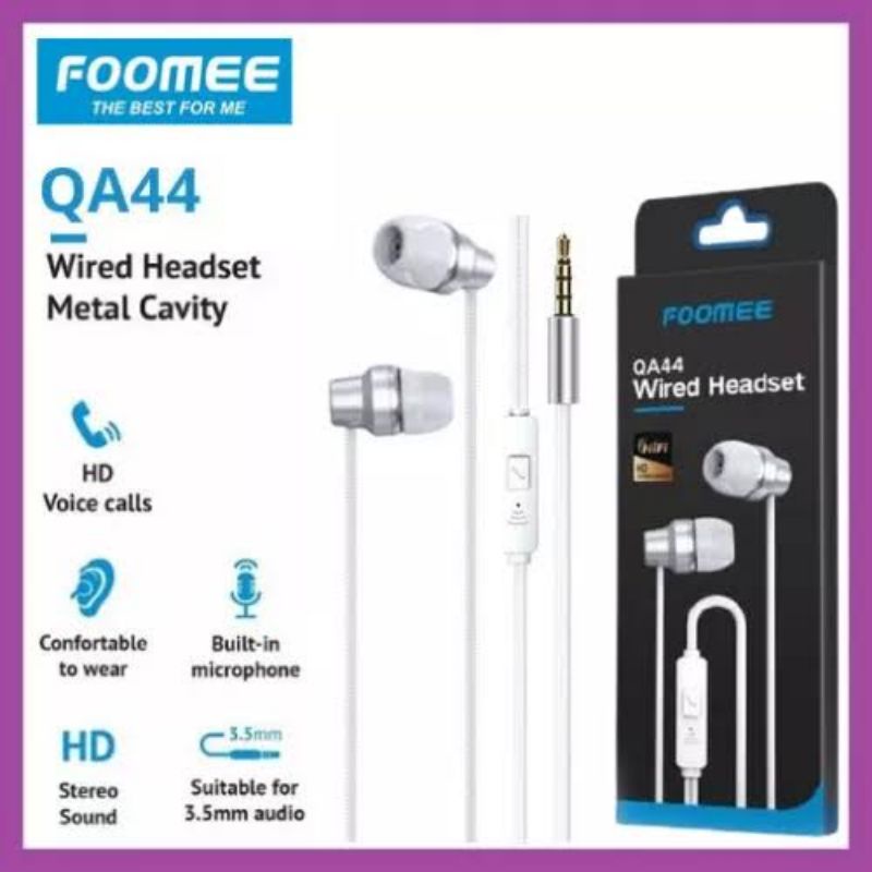 FOOMEE QA44 WIRED HEADSET ORIGINAL