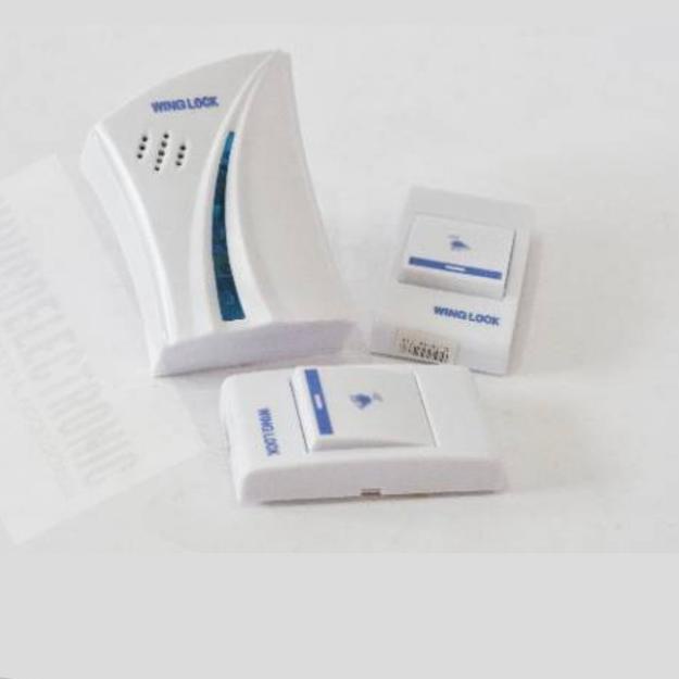 Bel Pintu Wireless 2 Remot/Bel Rumah 2 Tombol/Doorbel Wireless