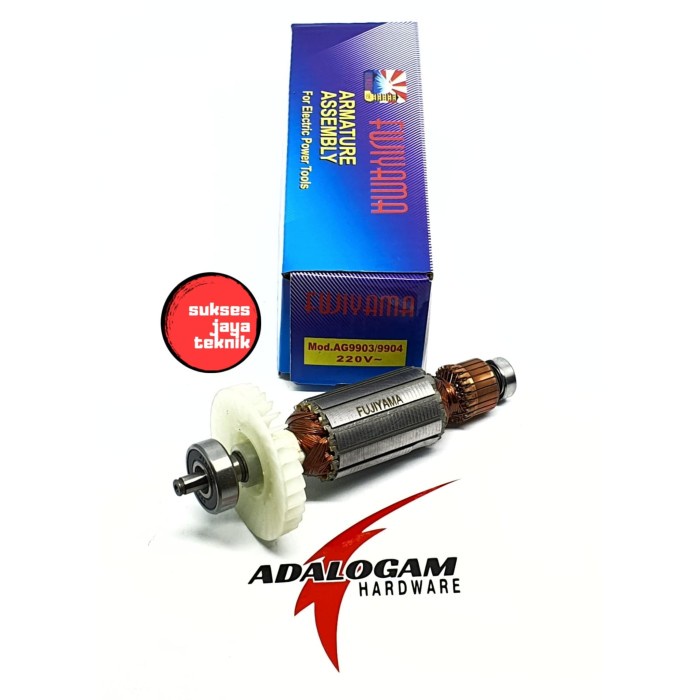 Armature Angker Dinamo Gerinda Tangan Fujiyama AG9903 AG9904