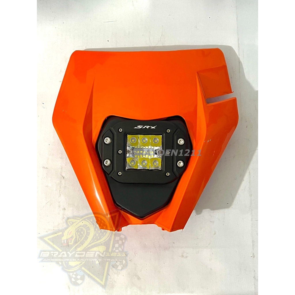 Headlamp ktm 250 / Kedok lampu ktm 250  / Batok lampu ktm250 / lampu ktm 250