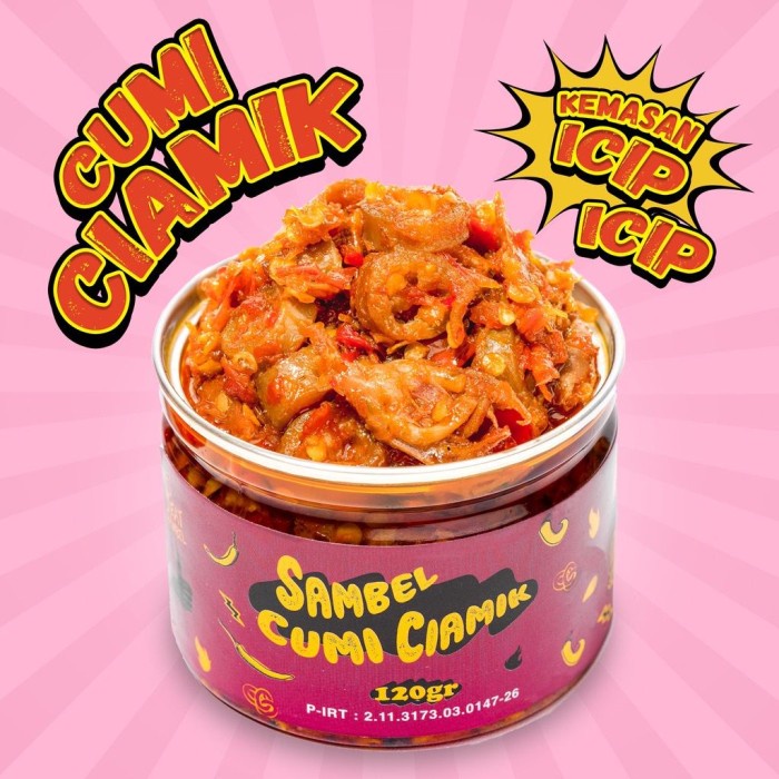 

NEW Eat Sambel - Cumi Ciamik / Sambal Rumahan / Sambel Enak (Best Seller)