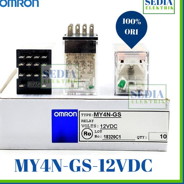 Relay Omron MY4N-GS-12VDC MY4N GS 12VDC