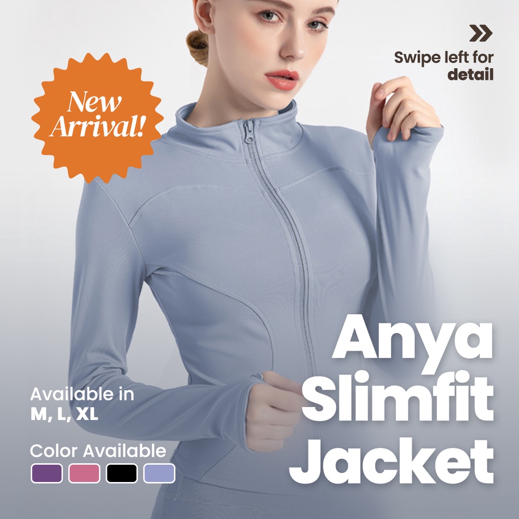 Jual Anya Slim Fit Jacket Shopee Indonesia 7897