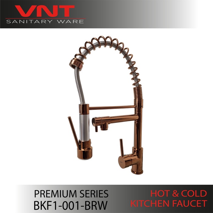 VNT Kran Cuci Piring Premium Rose Gold BKF1-001 Flexible Keran Dapur Restoran