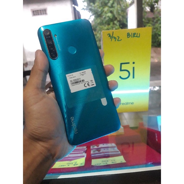 realme 5i ram 3gb internal 32gb fullset