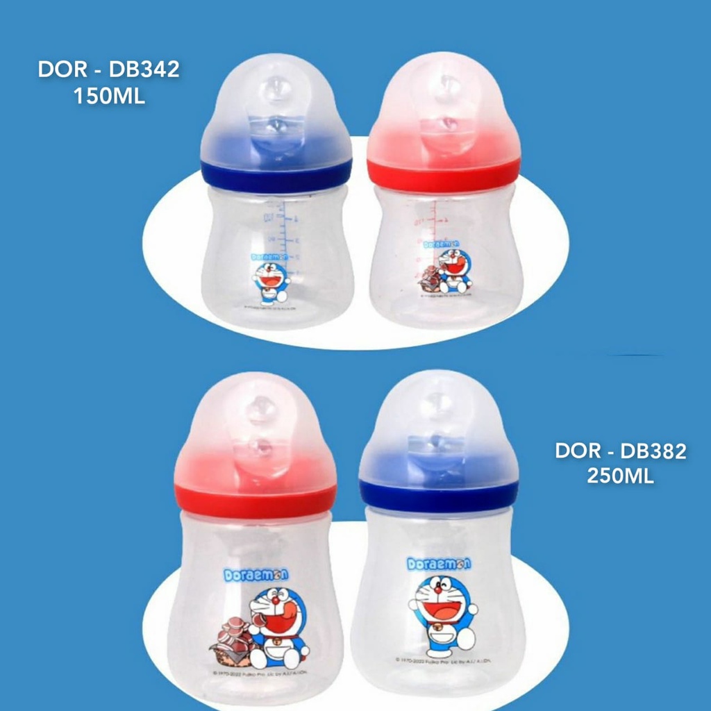 Lusty Bunny Doraemon Botol Susu Bayi Wide Neck Bottle(DOR-DB342 / DOR-DB382) 150ml - 250ml Bunny