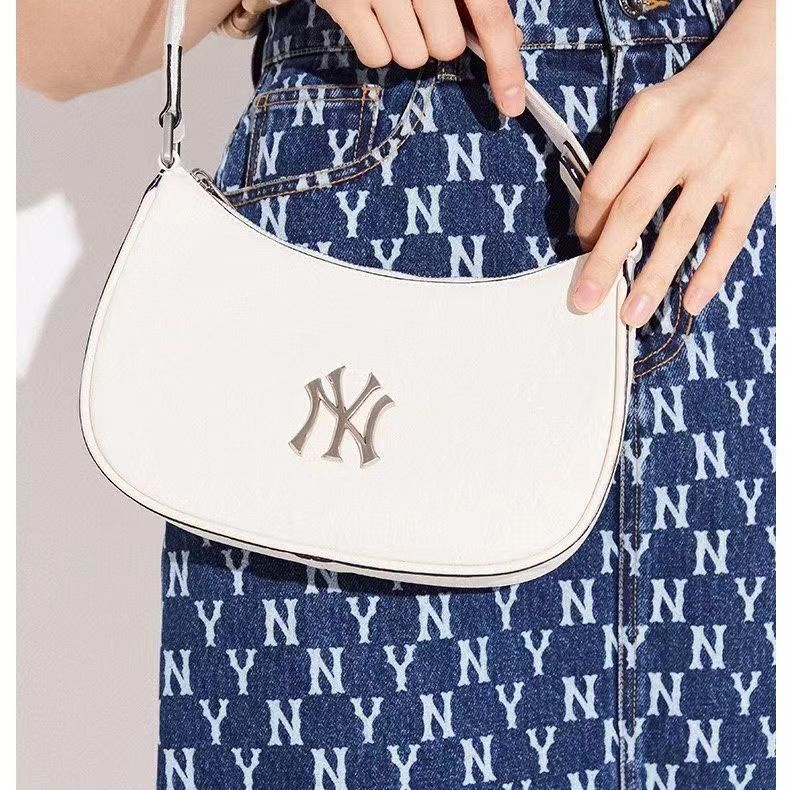 Tas MLB NY Monogram Jacquard Hobo Yankes Bag Quality premium #212