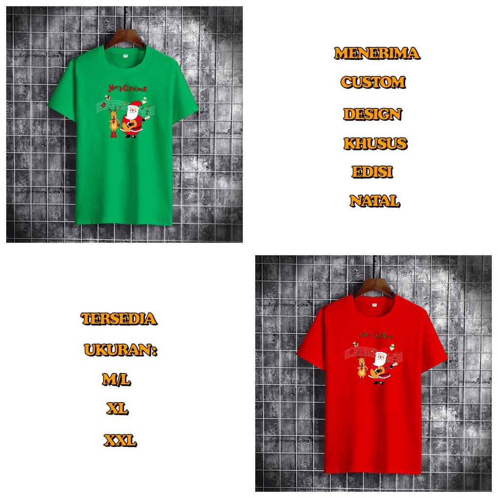 ALIPIO FASHION - BAJU OBLONG CWO SANTA CLAUS / fashion pria / kaos pria / baju pria / edisi natal / keren / terbaru