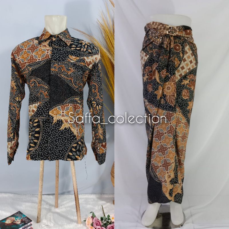 kemeja couple pasangan/kemeja couple rok lilit/couple