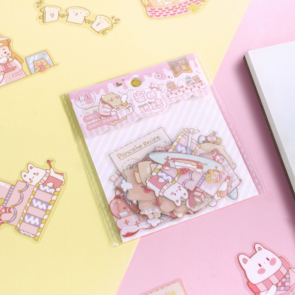 

Honey Baking Flake Stickers Set