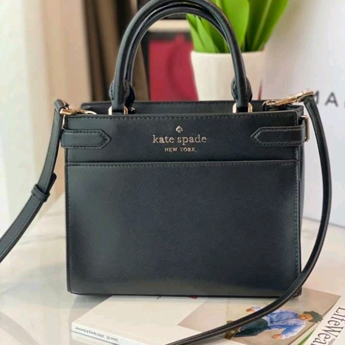 Kate Spade Staci Small Satchel Black Bag