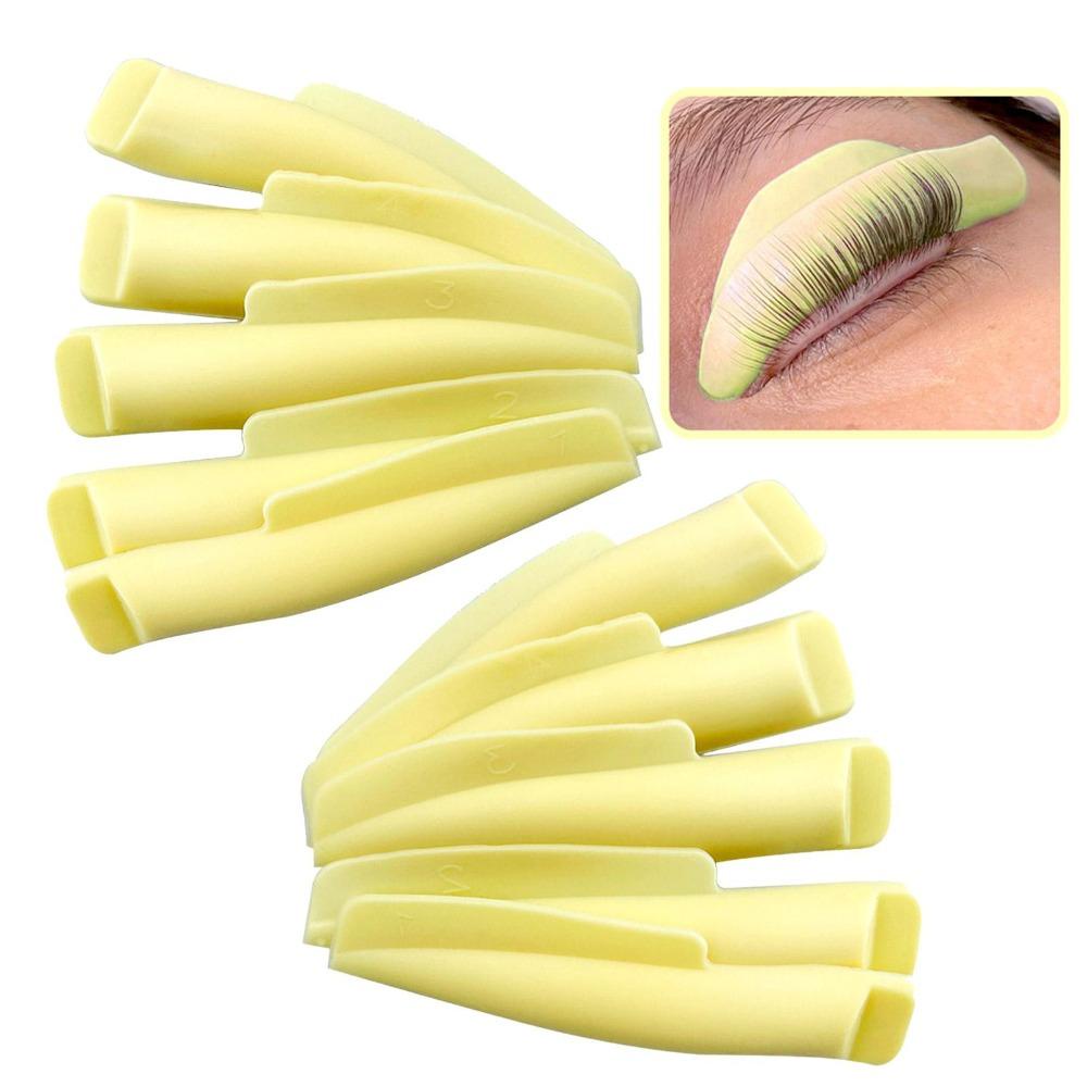 Solighter 5ukuran Eyelash Perm Pads Silicone Extension Bulu Mata Makeup Eyelash Perming