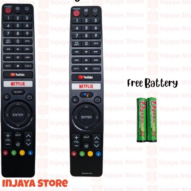 Menarik Remote TV Sharp Android TV 4K
