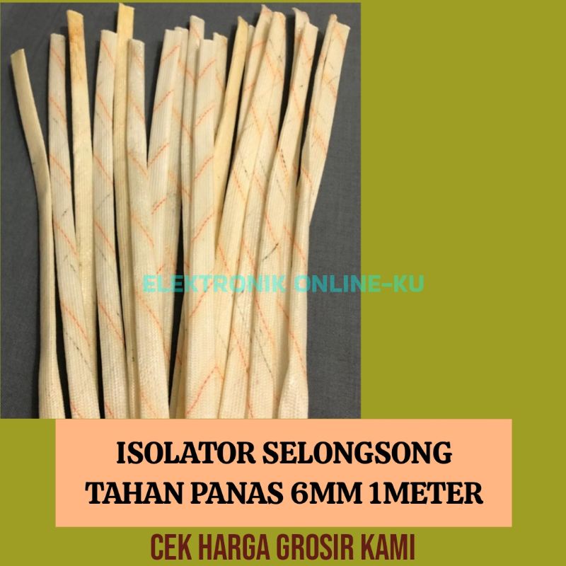 ISOLATOR TAHAN PANAS 6MM 1METER (10PCS = 10METER)