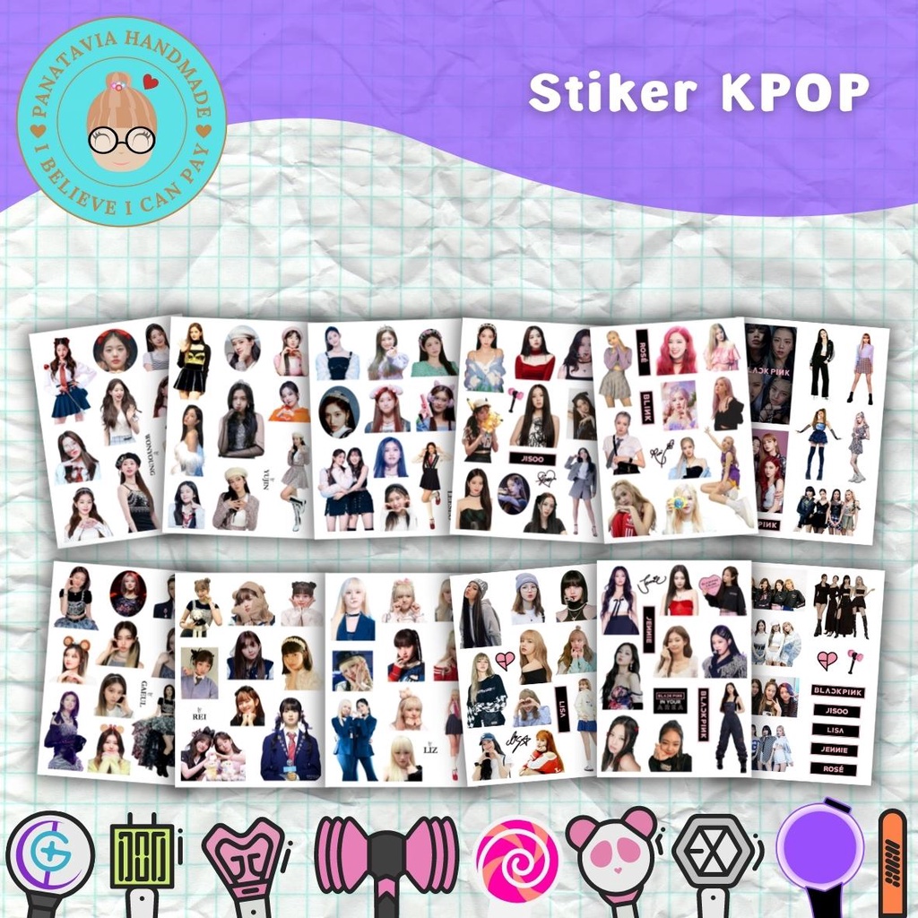 

Stiker KPOP Girl Band / Boy Band | Stiker Tahan Air | Stiker tahan Cuaca | Stiker estetik | Natal Stiker Chromo