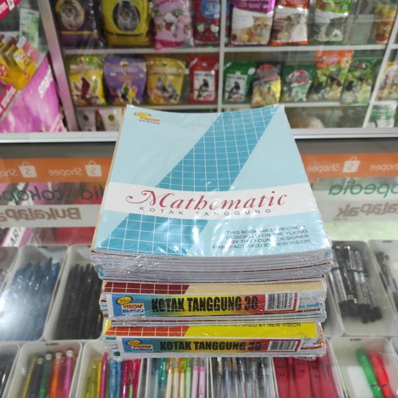 

Buku KOTAK TANGGUNG VISION 30 lembar isi 10 buku