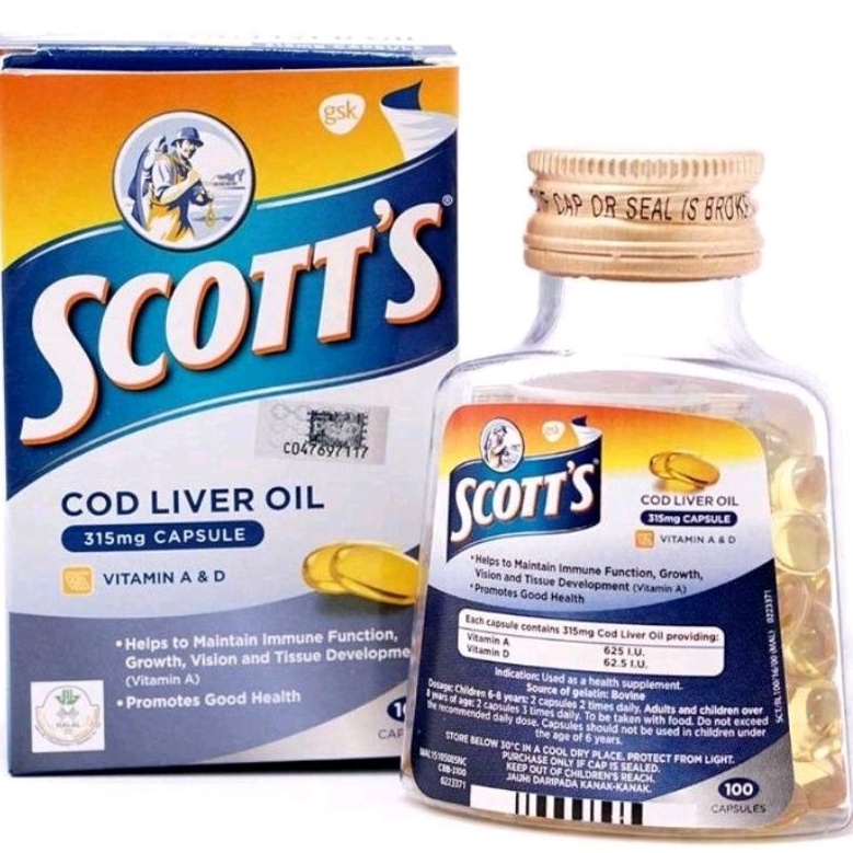 Scott's Cod Liver Oil 100S IMPORT