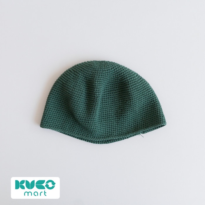 PECI KUPLUK RAJUT - HIJAU TUA