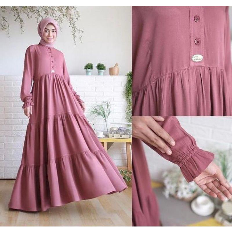 Gamis salvina.YS.original rayon uniqlo