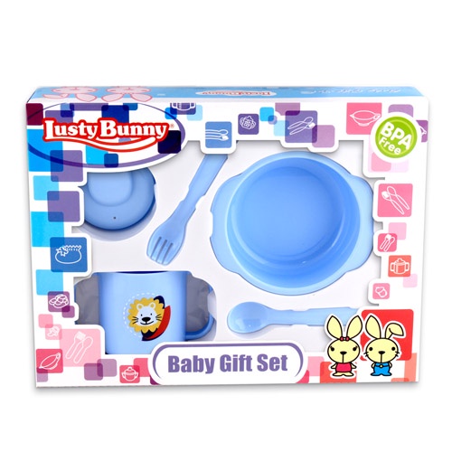 Lusty Bunny Feeding Gift Set  Dooz S Tempat Makan Bayi  LB1403 | LB1404 | LB1405