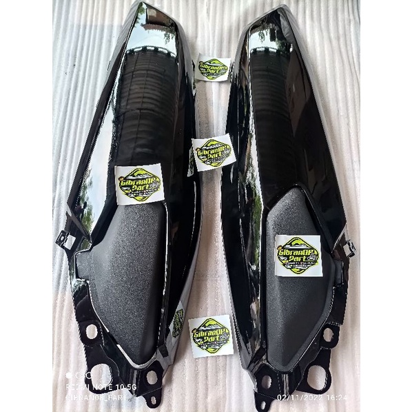 COVER BODY YAMAHA NMAX OLD BODY BELAKANG KANAN KIRI NMAX LAMA FULLSET WARNA HITAM GLOSSY