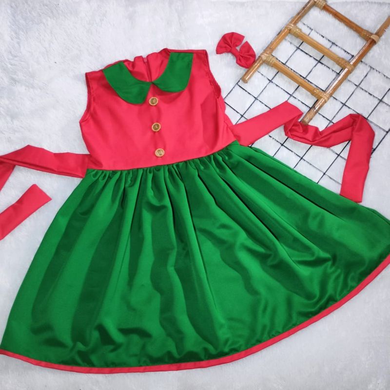 MARIA DRESS NATAL ANAK PEREMPUAN / BAJU NATAL ANAK PEREMPUAN / COUPLE IBU DAN ANAK