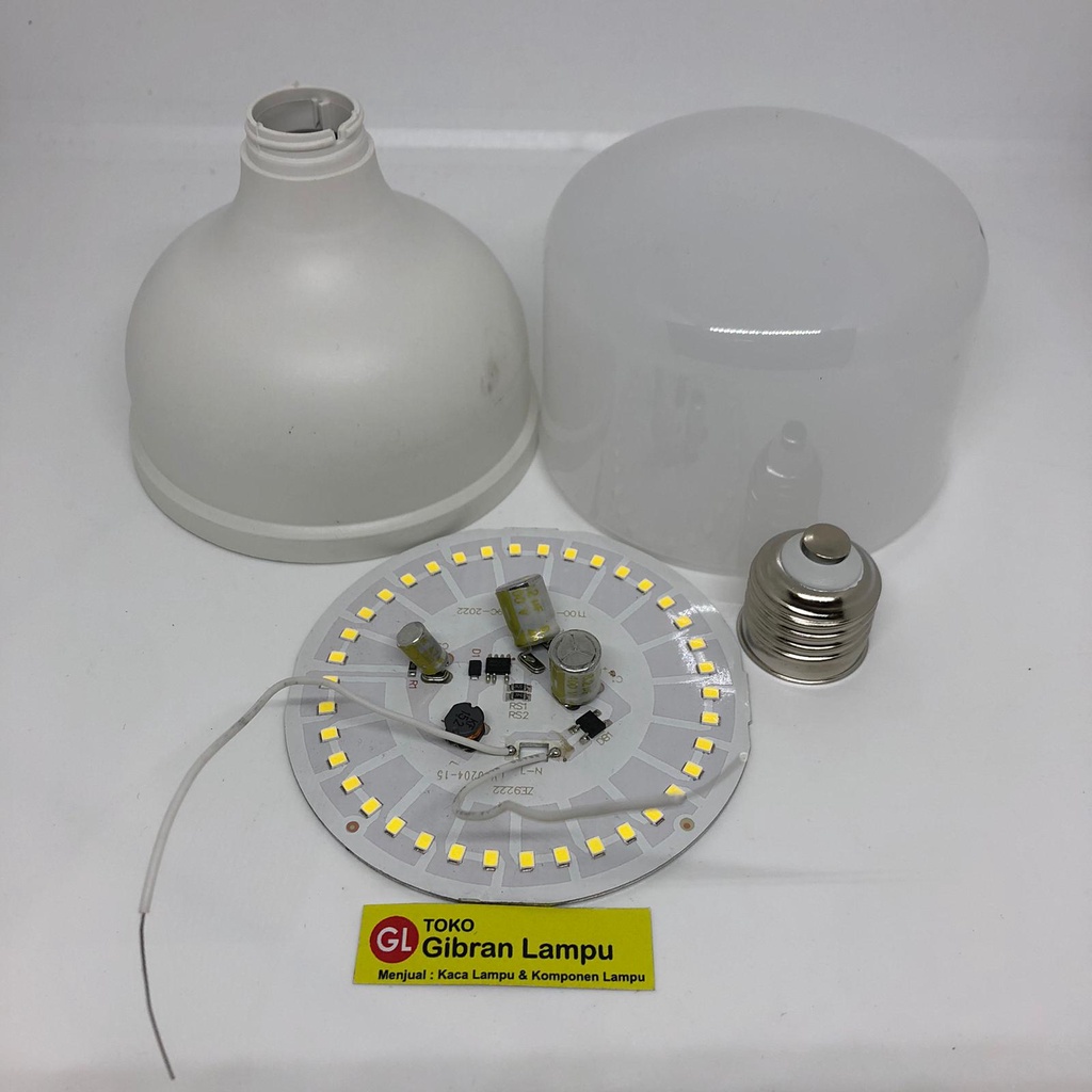 Paket Lampu LED 40 Watt Rakitan Polos - Rakit Satu Set Lampu LED Tanpa Merk - Komponen Merakit LED 40w
